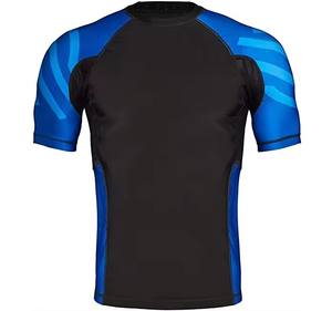 2025 nouveaux hommes sport Compression éruption garde confortable respirant séchage rapide MMA UPF 50 Nylon/Polyester à la mode court - Product Image 5