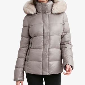 Veste polaire pour femmes de haute qualité Logo personnalisé imprimé à bas prix Veste d'hiver grande taille respirante et traitement fini - Product Image 1