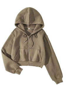 Sweat-shirt à capuche décontracté pour femmes, pull léger et doux à manches longues, tendance streetwear, coupe confortable - Product Image 4