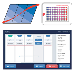PCR Thermocycler mit Gradient OEM Laborbedarf für Molekularbiologische Anwendungen Sequenzierung Gen-Klonen Gen-Expressions-Mutagenese - Product Image 4