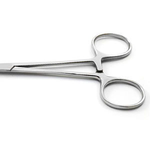 Pince hémostatique manuelle Crile en acier inoxydable avec pointe droite incurvée pour dissections émoussées tenant des sutures en chirurgie artérielle - Product Image 6