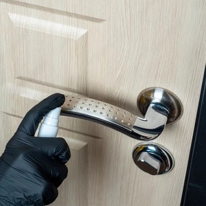 มือจับประตูสีเงินคลาสสิกสำหรับประตูไม้เพิ่มสัมผัสที่ทันสมัยสะอาดให้กับบ้านภายในสำนักงานหรือทางเข้าอพาร์ตเมนต์จากอินเดีย - Product Image 4