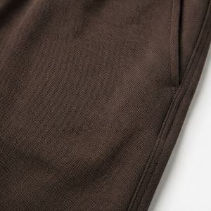 Thick Hip Hop Pants Custom <b>Trousers</b> Blank <b>Wide</b> <b>Leg</b> Sweat Pants Cotton Double Waist Straight Track Pants Flared Sweatpants <b>Men</b> - Product Image 5