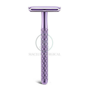 Maquinilla de afeitar de seguridad de alta calidad para un afeitado facial Suave, adecuada para el cuidado en húmedo o seco, maquinilla de afeitar de seguridad profesional para peluquero - Product Image 1