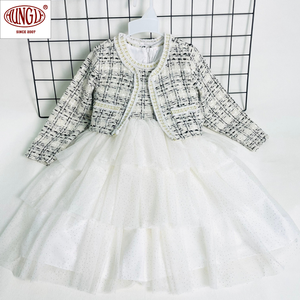 Wholesale Autumn Collection of Fashionable Breathable Europe-Style Knee-Length Dresses for Girls - Product Image 4