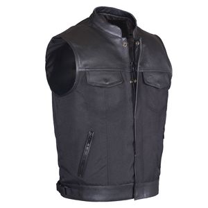 Fan Vest Hombres Nuevo Otoño/Invierno Cárdigan Con Capucha Grueso A Prueba de Viento Formal Cremallera Sin Mangas Ropa Exterior Servicio OEM - Product Image 5