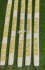 Sangles de sac perlées personnalisées Bretelles faites à la main avec crochets dorés Accessoires de mode Vente en gros - Product Image 5