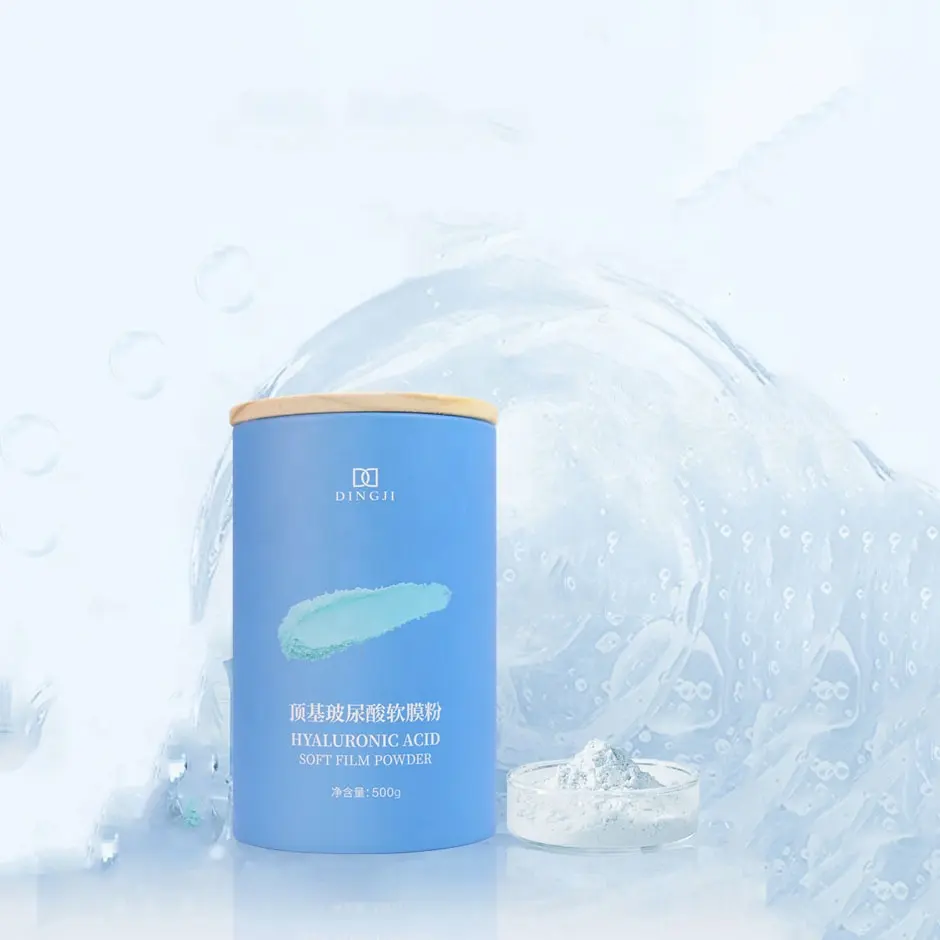 Natuurlijke Huidverzorging Oem 500G Hyaluronzuur Gelei Verhelderende Schil Van Hydrojelly Masker Hydro Jelly Mondmasker Poeder Gelei Masker