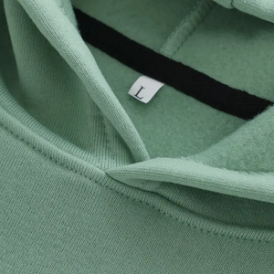 Pull à capuche pour hommes 100% coton Matériau de haute qualité avec impression bricolage personnalisée Motif solide Style d'automne directement du Vietnam - Product Image 3