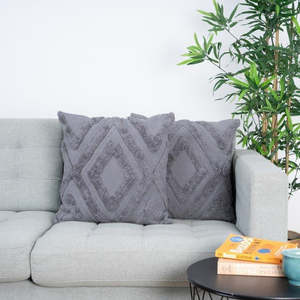 Funda de cojín de estilo bohemio de lujo de 18x18 tamaños, patrón de flecos tejidos de algodón orgánico para el hogar, Hotel, sala de estar, dormitorio, cojines - Product Image 1