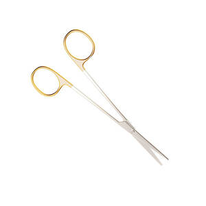 Ciseaux médicaux professionnels demi or lame tranchante droite métal acier Instrument médical ciseaux chirurgicaux pour usage hospitalier - Product Image 3