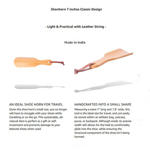 Premium Wooden <b>Shoe</b> Horn, 2 PCS 13" Long Handle <b>Shoe</b> Horns, Lazy <b>Shoe</b> Helper Spoons for Seniors, Kids, Pregnancy, <b>Men</b>, Women - Product Image 2