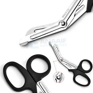 Tijeras médicas profesionales de utilidad recta de acero inoxidable para instrumentos quirúrgicos de uso Manual de primeros auxilios - Product Image 5