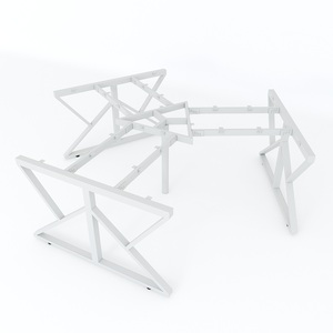 Système d'assemblage KConcept, pieds de table en 3 parties, design minimaliste, 236x205cm-HCKC023 - Product Image 1