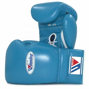 Gants de boxe professionnels pour athlètes, en cuir de vache véritable - Product Image 2