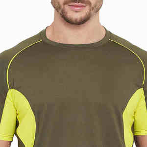 T-shirt pour vêtements pour hommes T-shirts pour hommes 100% coton Col rond à manches courtes Chemise d'été unie - Product Image 2