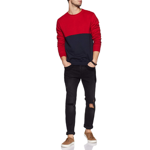 Sudadera de invierno de mezcla de algodón para hombre, base de buena calidad, impresión personalizada con su propio logotipo, último diseño teñido liso - Product Image 4