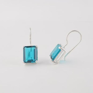 Pendientes de Apatita en Plata de Ley 925 con Baño de Oro, Joyería con Piedras Preciosas, Hechos a Mano, Regalo para Mujer, Diseño Boho Elegante para Fiesta - Product Image 6