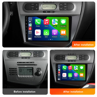 NaviFly Layar Sentuh Android Qled Wifi Terbaru untuk Seat Leon 2005-2012 dengan Car Play Android Auto