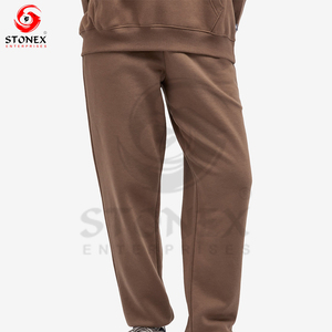 High Quality Cotton Fleece Flare Sweatpants for Men Custom OEM Printed Streetwear with Elastic Waist Closure for Winter - Product Image 6