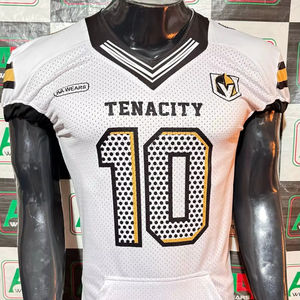 Fútbol americano Jersey fan Jersey padre sublimación aparejos sarga bordado más tamaño personalizado soporte fabricante de fábrica - Product Image 1