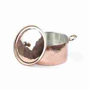 High Quality Eco-Friendly <b>Copper</b> Serving Pot Indian Manufacture Top Selling for Ramadan Serving Dishes <b>Utensils</b> - Product Image 4