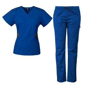 Ensemble de blouses d'hôpital unisexes de haute qualité en polyester/coton extensible avec service OEM et tailles personnalisées disponibles - Product Image 1