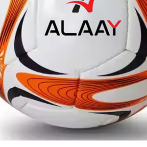 Alaay Ballon de football Qatar taille 5 adulte en cuir PU avec matériau de football cousu à la machine résistant pour les sports d'intérieur et d'extérieur - Product Image 5