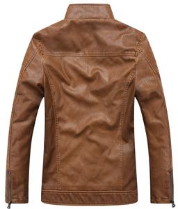 Premium genuine leather biker <b>jacket</b> <b>men</b> with durable zippers, full sleeve design Custom branding available <b>men</b> <b>jacket</b> <b>for</b> <b>men</b> - Product Image 3