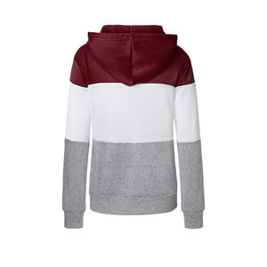 Sudaderas con capucha personalizadas al por mayor de alta calidad de Jersey de algodón blanco de gran tamaño con capucha Unisex - Product Image 5