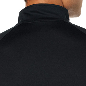 High Neck 1/4 Zip Long Sleeve Gym <b>Jacket</b> Compression <b>Workout</b> Pullover Spandex/Polyester Quick Dry Breathable OEM Supply - Product Image 4