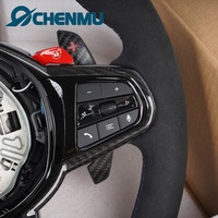 Volant CS pour BMW Série 3 4 5 G20 G21 G80 G81 G22 G23 G26 G30 G32 G87 G80, cuir suédé, volant sport adapté