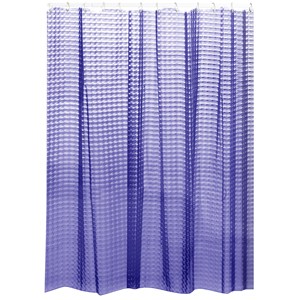 Rideau de douche EVA PREMIUM 3D VIOLET 180 X 200 CM - Product Image 1