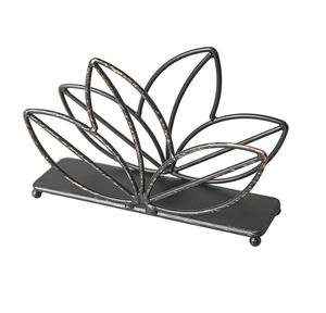 Porte-mouchoirs en papier carré en métal moderne pour comptoirs de salle de bain commodes de chambre à coucher (finition cuivre) - Product Image 5