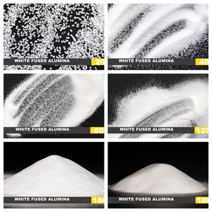 46 Grit wfa Al2O3 99% màu trắng tinh khiết hợp nhất alumina mài mòn phun cát mài mòn nhà máy giá - Product Image 6