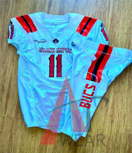 Uniformes personnalisés de football américain Uniformes personnalisés de football américain en or Uniformes personnalisés de football en sergé - Product Image 2