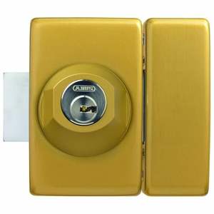 Cerradura de Embutir Estilo Industrial ABUS, Latón y Acero, 28 x 11 x 21 cm, 45 mm - Product Image 2