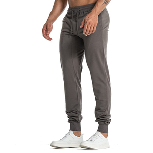 Logo personnalisé taille haute mi-taille pantalon pour hommes pantalon ample droit pantalon de survêtement décontracté poche vêtements d'extérieur sport pantalons pour hommes - Product Image 2
