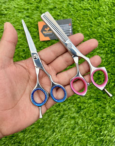 Ciseaux de coiffure professionnels OEM Kit de coupe de cheveux Caractéristique de sécurité Outil d'amincissement des cheveux droits Fournitures de coiffure - Product Image 5