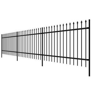 Valla Metálica Personalizada de Primera Calidad, Diseño Tubular, Protección Antiescalada, Listones Horizontales, Barrera de Seguridad Ornamental, Rejas - Product Image 5