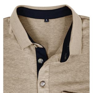 Polos de secado rápido para hombre con logotipo personalizado impreso para hombre, Polo de microfibra con timbre de algodón 100%, Polo para hombre de alta calidad a la moda - Product Image 6