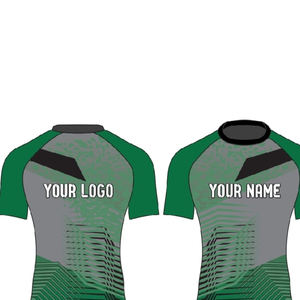 Wholesale Custom Printed Breathable Eco-Friendly <b>MMA</b> <b>Rash</b> <b>Guard</b> Sublimation Printed OEM Men Short Sleeve Low Price <b>Rash</b> <b>Guards</b> - Product Image 4