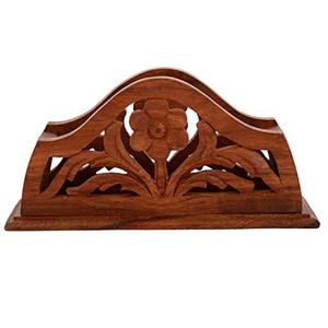 Customized Vintage Mango Wood Napkin <b>Holder</b> 16x7x8 cm Sizes Home Decor <b>Tissue</b> <b>Boxes</b> with Color Options Packaged in Carton - Product Image 1