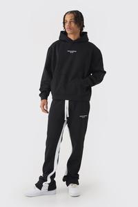 Baggy pantalons de survêtement évasés Sport Jogging costumes survêtements pour hommes Streetwear personnalisé coton pantalons de survêtement et ensemble à capuche - Product Image 6
