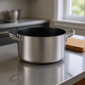 Cacerola Profesional Serie 2000 de Aluminio Negro Antiadherente de 28 cm, Modelo 2018, Moderna, Apta para Inducción y Gas, Marca Ballarini - Product Image 3