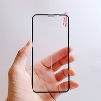 Usine en gros pleine colle 5X fois plus forte dureté 0.4mm protecteur d'écran en verre trempé pour iPhone 16 15 14 13 pro max