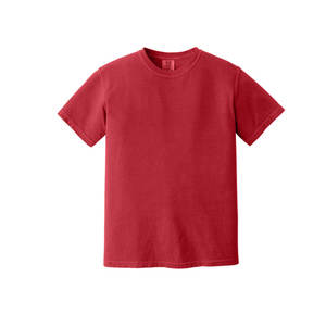 OEM unisexe CVC T-Shirt à manches courtes en gros grande taille 100% coton T-Shirts unisexe col rond 180g coton à manches courtes T-Shirt - Product Image 1