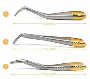 Witzel Universal para Raíces superiores Witzel fórceps quirúrgicos Alicates de extracción de punta de raíz superior Dental fórceps de dientes en ángulo - Product Image 1
