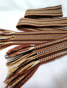 Cinturón Ucraniano Tejido a Mano Negro, Cinturón Étnico Tejido Estilo Bohemio para Traje Nacional y Vestido Bordado - Product Image 5