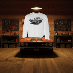 T-Shirt a Maniche Lunghe Classica Stile Muscle Car Americana Retrò Anni '60 '70 per Appassionati di Auto - Prodotto Promozionale - Product Image 3